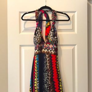 NWT Oilily Starlet Silk Halter Dress, sz 38